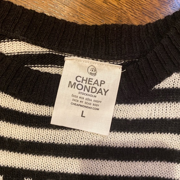 Cheap Monday striped sweater size L - Picture 2 of 3